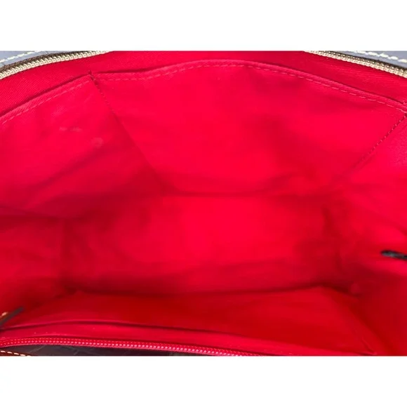 Dooney & Bourke Tote Bag in a Gray Crocodile-Embossed Leather Finish - Picture 7 of 16